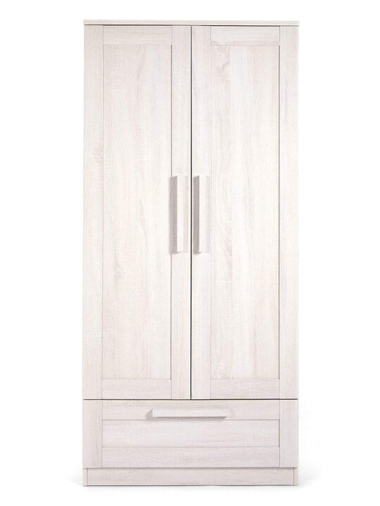 Atlas 3 Piece Cotbed Set with Dresser Changer and Wardrobe- White image number 4